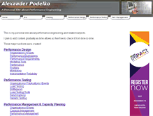 Tablet Screenshot of alexanderpodelko.com